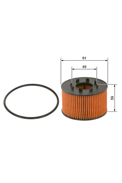 Bosch Oil Filter Ford Mondeo 3/Transit Bus/Transit Body Jaguar 10-Type 1