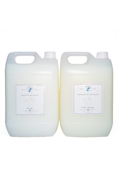 Săpunescu Pachet 5+5 KG Detergent și Balsam Intense Plus