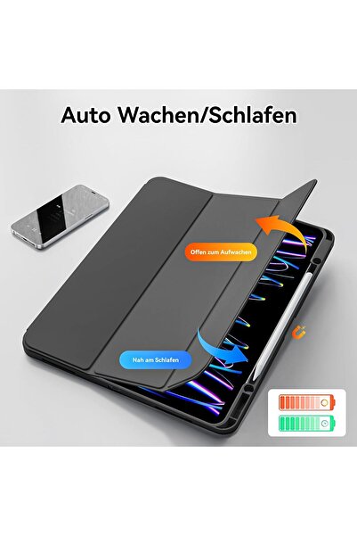 HYX Case for iPad Pro 12.9 Inch 2022 2021 2020 (6th/5th/4th Generation) with Pencil Holder