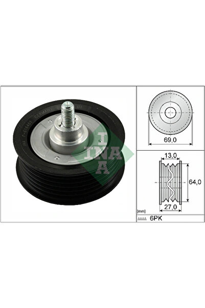 FAG Rola Ghidare/Conducere Curea Transmisie Citroen Jumper 2 Bus/Jumper 2 Car...