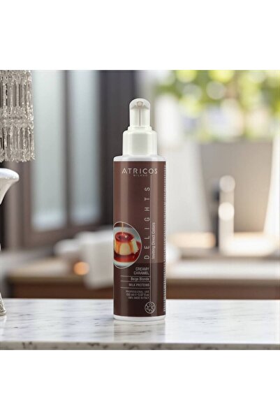 Atricos Delights Professional Pigment Hair Dye - Creamy Caramel Beige Blonde Shade