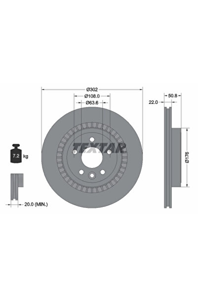 Krieger Disc Frana Volvo XC60 1 Suv/XC60 1 Van Volvo Asia XC60
