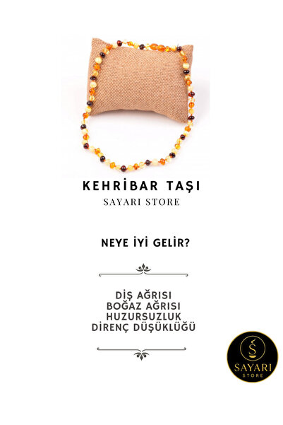 Gözde Sayarı Store Baby Child Amber Necklace
