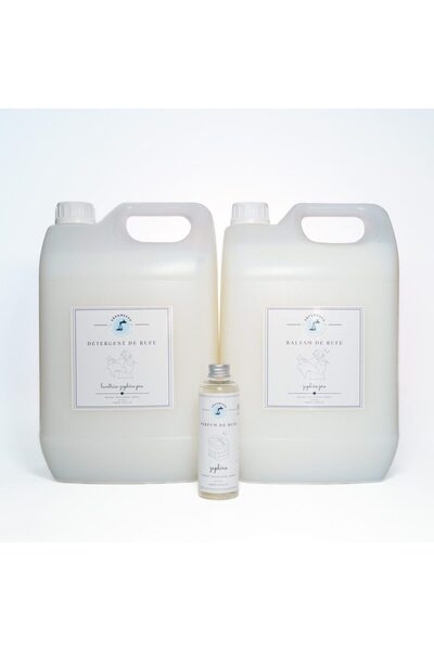 Săpunescu Pachet 5+5 KG Detergent, Balsam, 100 ml Parfum Zaphiro Pro