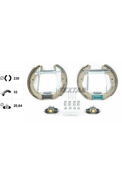 TEXTAR Set Saboti Frana Seat Inca Vw Caddy 2 Autoutilitara/Limuzina Spatioasa...