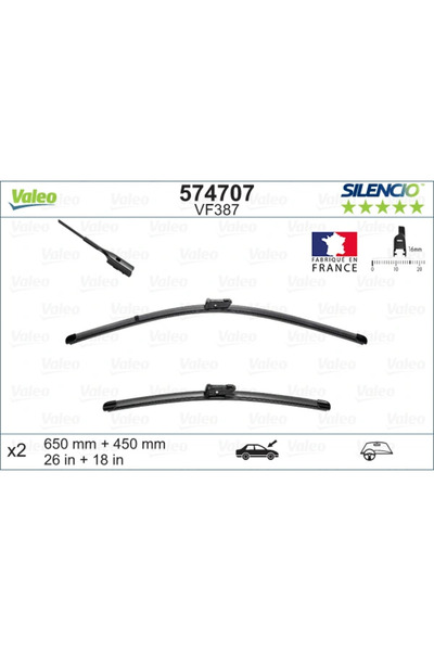 VALEO Lamela Stergator Fata Audi A3 Vw Golf 7 2012-2024