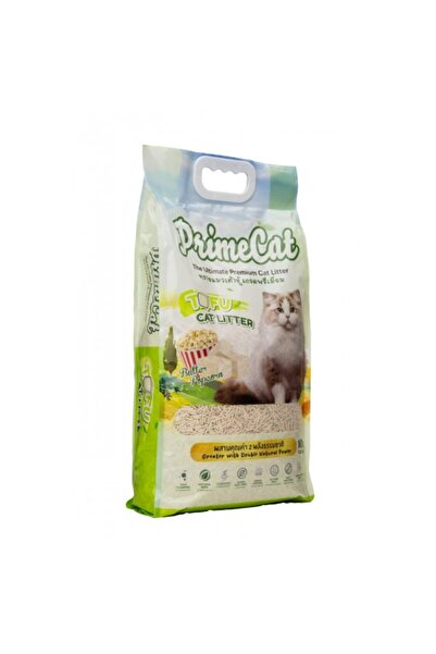 Golden cat PrimeCat Tofu Clumping Cat Litter, Butter Popcorn Scent, 18 kg (4 Bags x 4.5 kg)