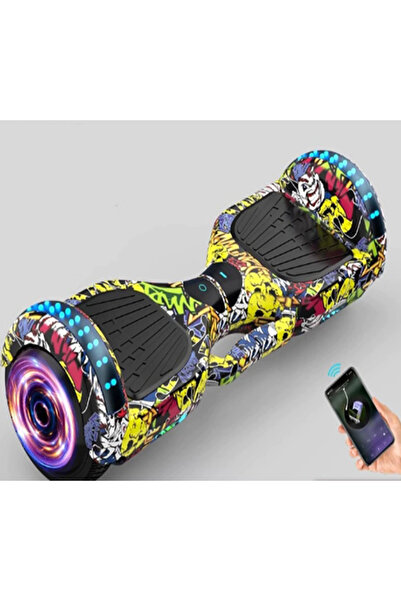 Generic 6.5" Self-Balancing Electric Scooter with Bluetooth and LED Lights for Daily Commute