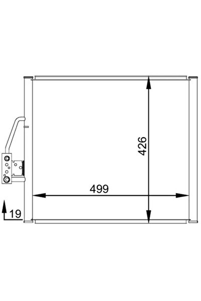 MAHLE Condensator Climatizare Alpina Roadster V8 Bmw 5/Z8 Roadster
