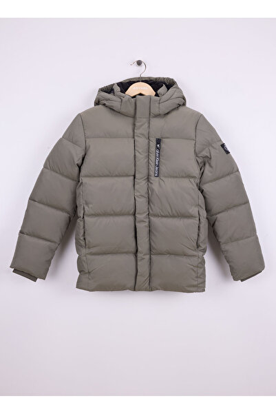 Calvin Klein Yeşil Erkek Çocuk Şişme Mont IB0IB01276LDY