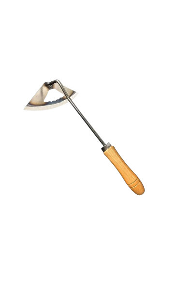 OEM Gardening hoe, metal/wood, natural/silver, 32x16x7cm