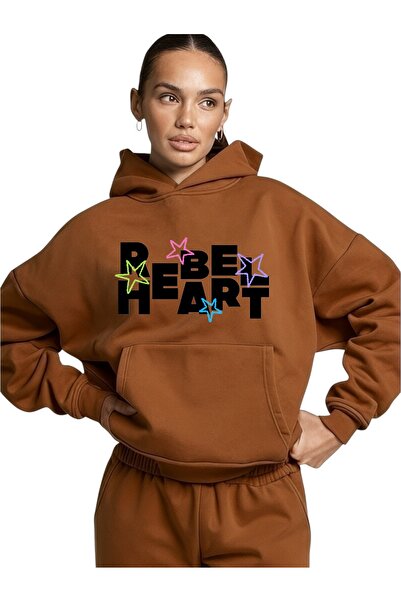 ArtYus Unisex Rebel Heart Colorat Special cu imprimeu Bumbac supradimensionat...