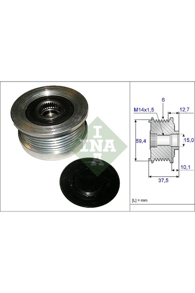 FAG Sistem Roata Libera Generator Hyundai Accent 2/Accent 3/Getz