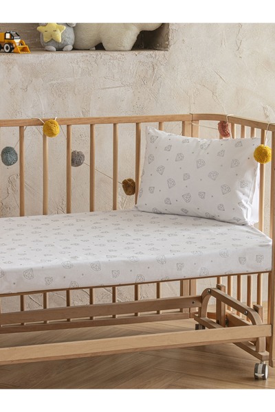 homewell 1St Quality Hypoallergenic Baby Kids Bedding Set Made from Natural Anatolian Cotton Daimond Diamond Pattern