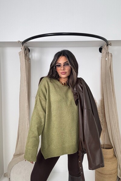 Sohotique By P Pulover Massi Yumoş Basic verde fistic