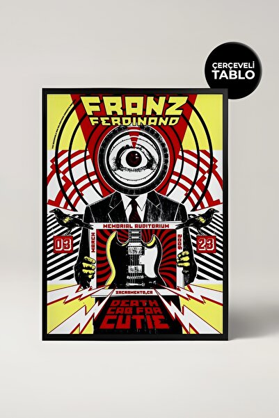 House Gorgeous Концерт на Франц Фердинанд - ретро рамка за снимка