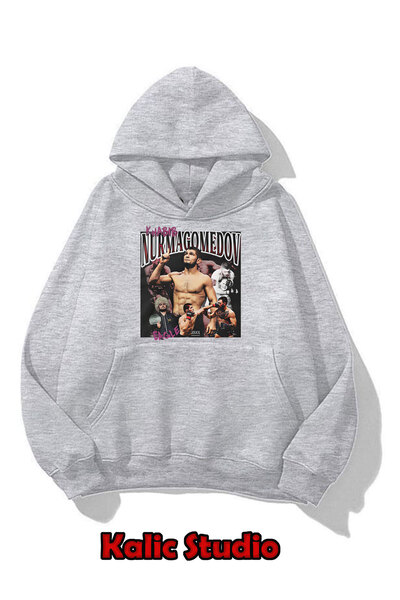 Kalic Studio سترة خابيب نورماجوميدوف ذات اللون الرمادي الفضفاض