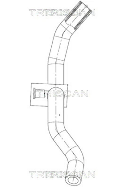 TRISCAN Furtun Hidraulic Sistem De Directie De La Rezervorul De Ulei La Pompa...