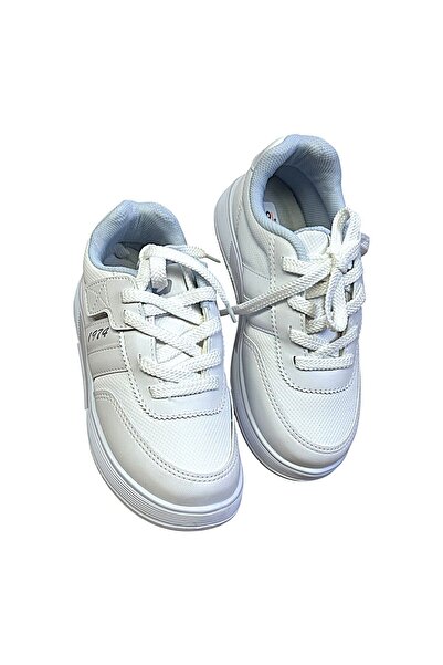 KAFKASLAR AYAKKABI Pantofi sport cu talpă plată pentru fete și băieți, cu șnur, pantofi sport casual pentru copii