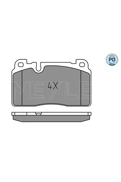 MEYLE Set Placute Frana,frana Disc Audi A6 C7 (4g2, 4gc) 2012-2018 Diesel
