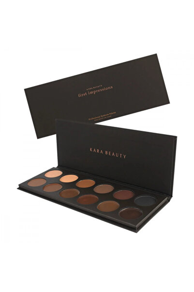 kara duo كارا ديو باليت لوحة حواجب جل وبودرة من فرست امبريشن