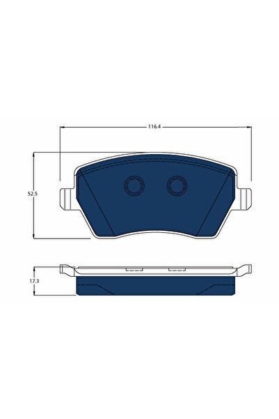 TRW Set Placute Frana Frana Disc Renault Zoe