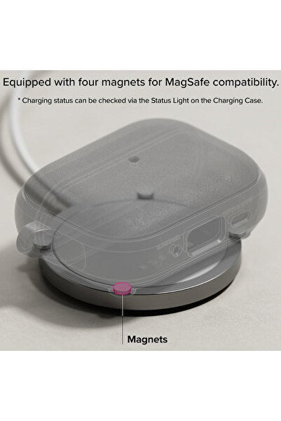 Ringke AirPods Pro 3 Case with Carabiner Onyx Magnetic, Gray