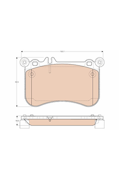 TRW Set Placute Frana Frana Disc Mercedes-Benz Cls/E-Class/S-Class