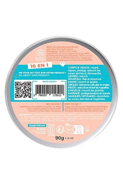 Energie Fruit Balsam miraculos, cu parfum de Monoi, 90GR, Certificat