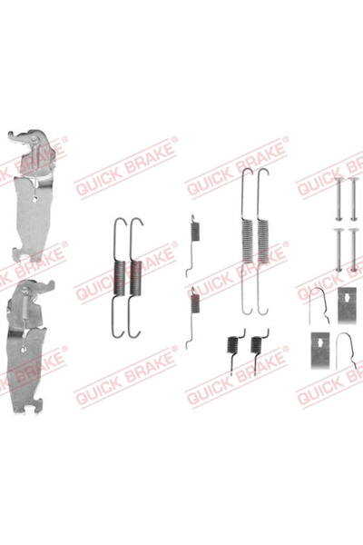 QUICK BRAKE Set Accesorii Sabot De Frana Nissan Almera 2/Primera