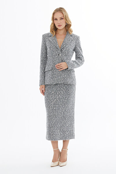 GİZİA Erkek Yakalı Önden Düğmeli Cepli Ceket