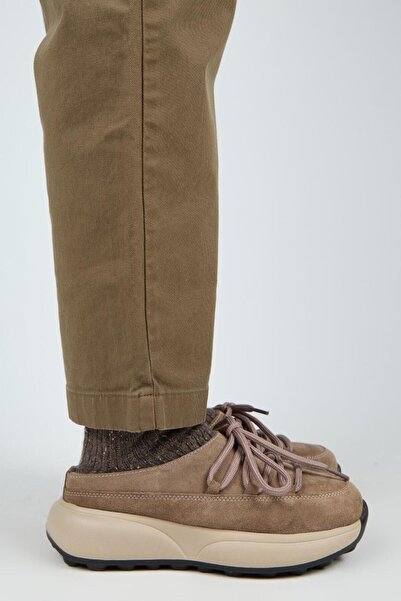 Manijero Γυναικείες παντόφλες Koralia από γνήσιο δέρμα Sabo Mink