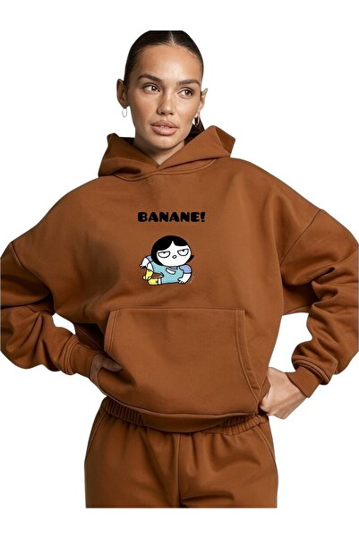 ArtYus Unisex Banane Colorat Special cu imprimeu Bumbac supradimensionat cu g...