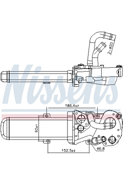 Nissens Radiator Recirculare Gaze De Esapament Vw Beetle/Golf 6/Jetta 3