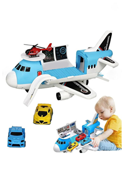 NURDAY Uçan Garaj Uçak Seti oyuncak - Çocuk Eğitici Öğretici Eğlenceli Oyuncak Uçak Seti