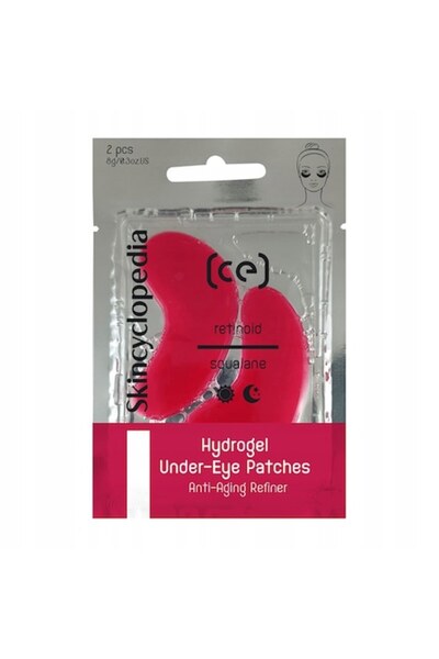 SKINCYCLOPEDIA Set de 2 măști pentru ochi, Skincyclopedia, hidrogel, retinol