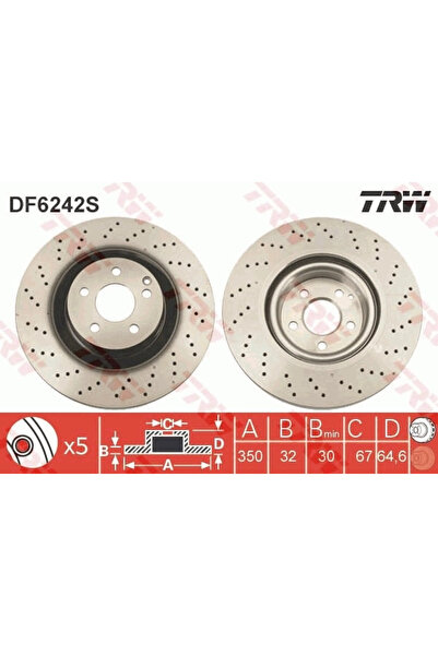 TRW Disc Frana Mercedes-Benz E-Class/S-Class/Sl