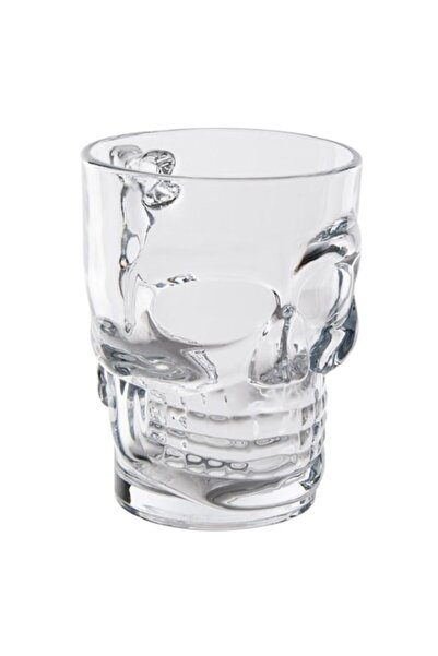 SHOPIENS Pahar de bere, model craniu, transparent, capacitate 0,5 l, sticlă, ...