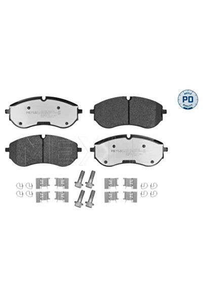 MEYLE Комплект спирачни накладки за дискови спирачки, преден мост, Man Tge Bu...