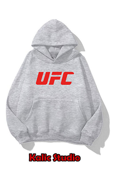 Kalic Studio Hanorac oversize unisex UFC gri