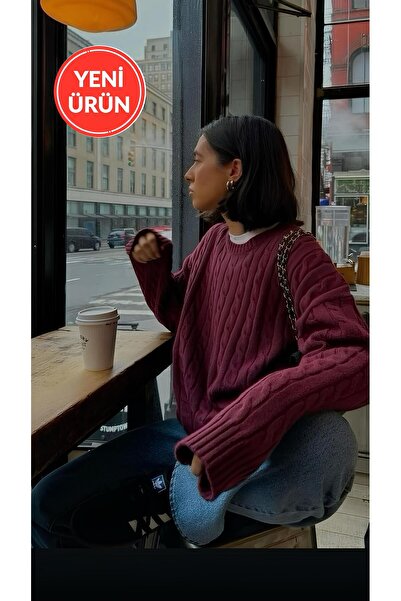 Perryes سترة تريكو محبوكة برقبة دائرية للنساء