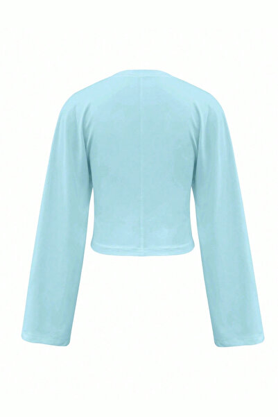 Tarz Cool Women's Long Sleeve Waist Fitted Blouse