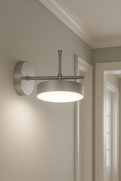 Modavize Kaizer Modern Tasarım Renk Beyaz Işıklı - Ledli Banyo - Mutfak - Salon Ledli Duvar Aplik