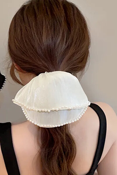 CAŞ DEKORASYON Cream Color Inlaid Ring Buckle