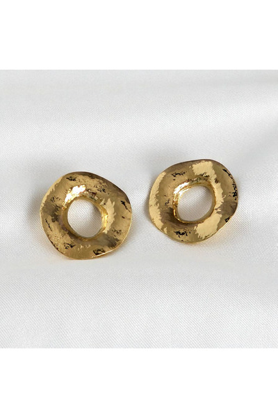 Gold Halka Küpe