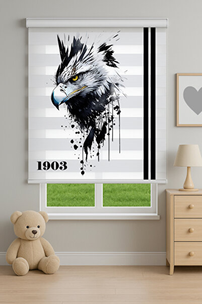 Home Kartal Ruhunu Evine Taşı! Karaa Kartal 1903 Dijital Baskılı Zebra - Stor...