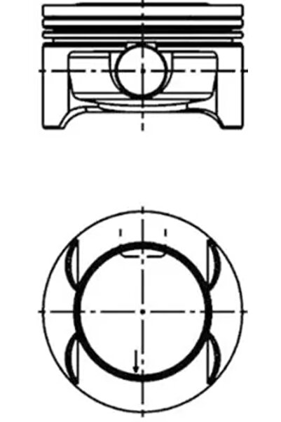 Kolbenschmidt Piston Opel Agila/Astra H/Corsa C Suzuki Wagon R
