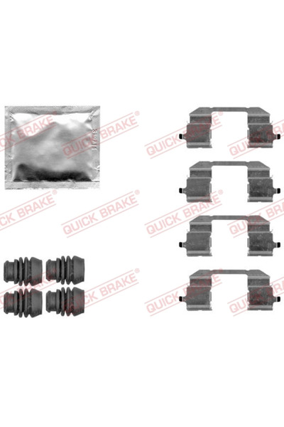 QUICK BRAKE Set Accesorii Placute Frana Honda Civic 7 Limuzina