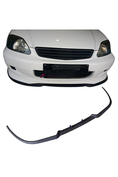 bestuning Honda Civic İES ES Uyumlu Evrensel Universal 3 Parça Cupra Kupra Ön Ek Tampon Dili Lip Esnek Karlık