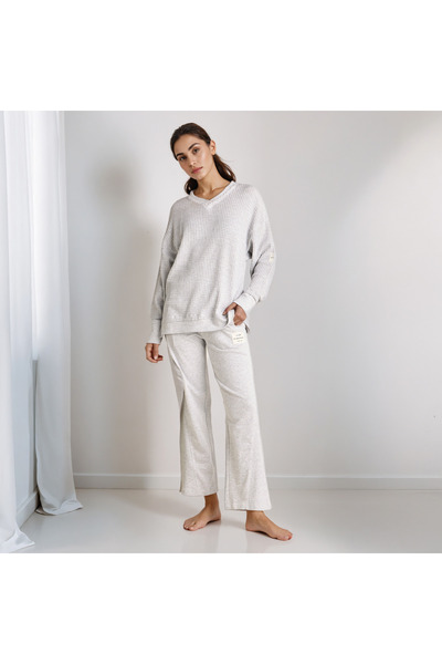 FAV Pyjama Set Textured Sweatshirt & Pants